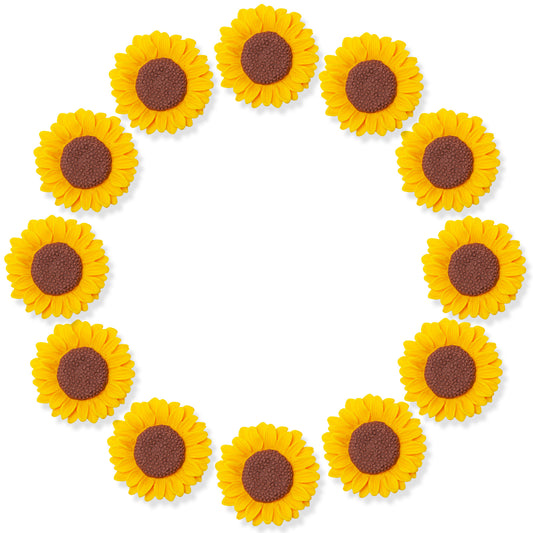Flower Decorative Magnets (Sunflower x 12)