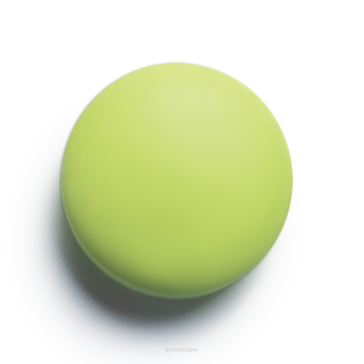 Glossy round beads light green