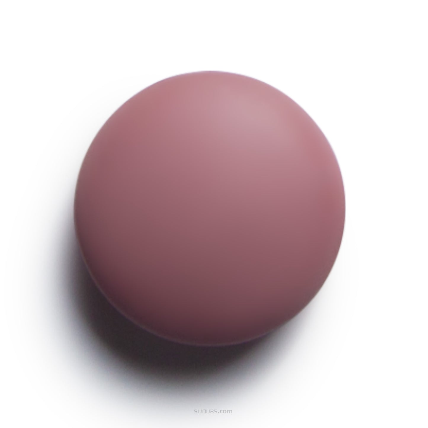 Matte round beads berry