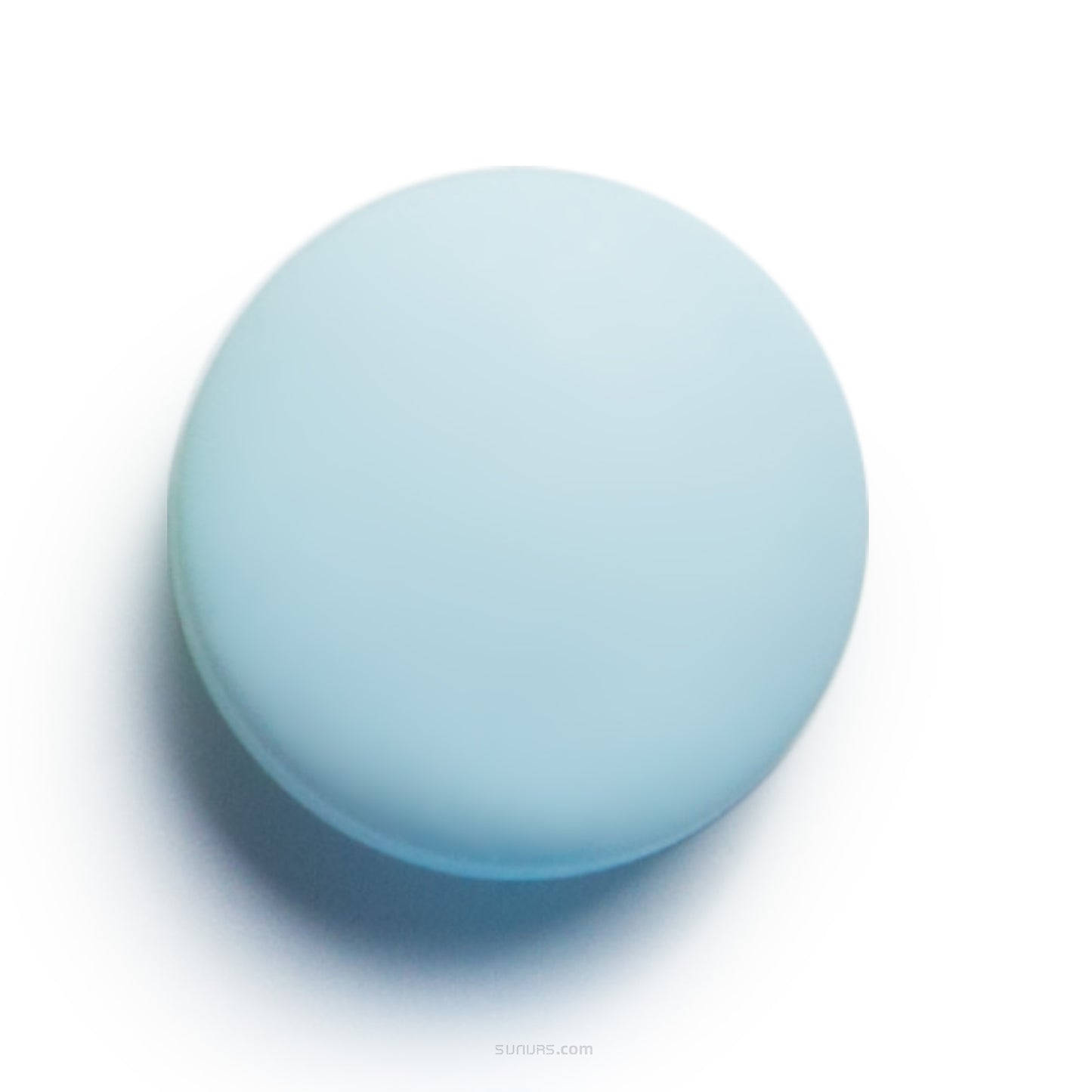 Matte round beads light Blue