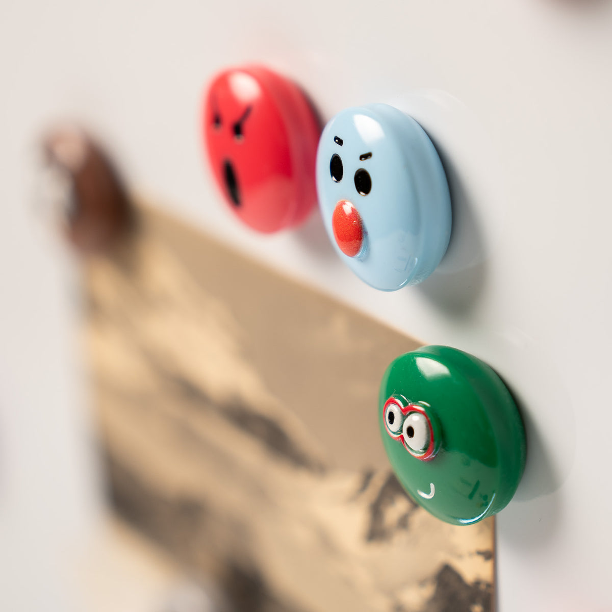 Glossy Colorful 3D Fridge Magnets