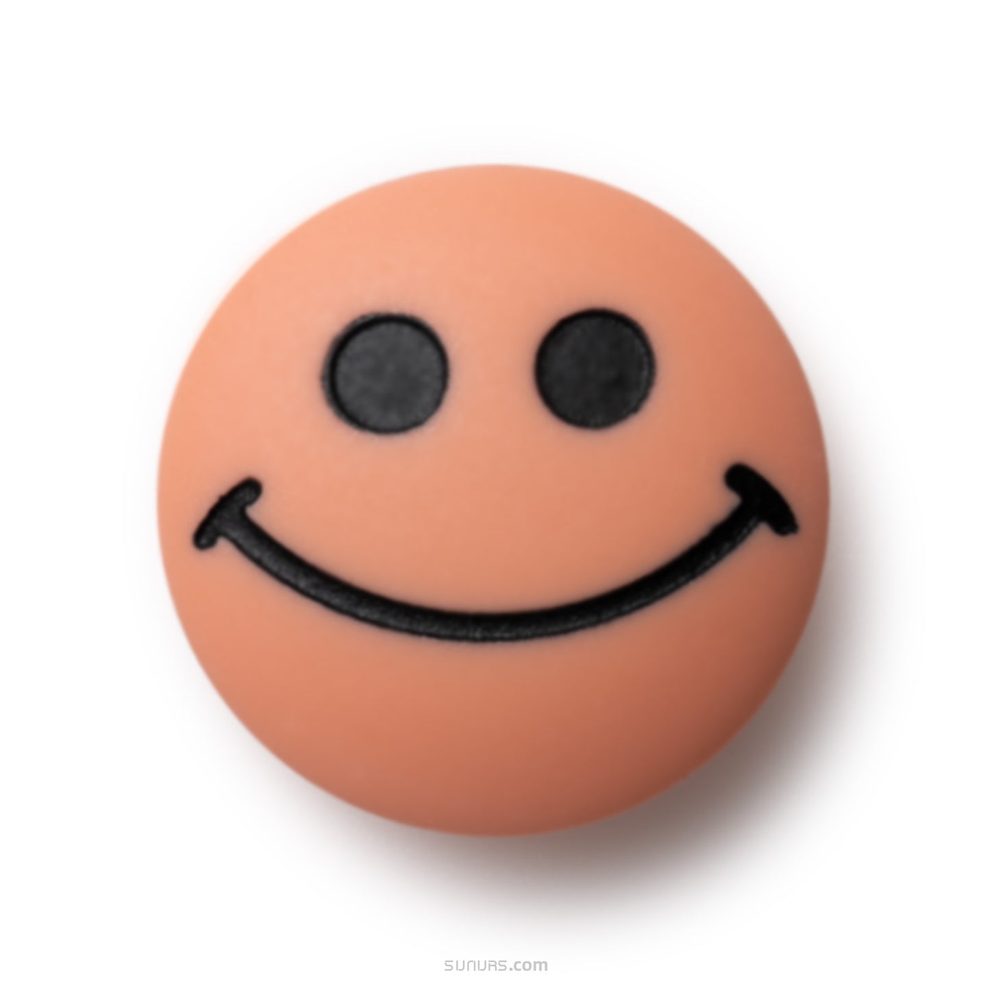 Matte Colorful 3D Emoji Fridge Magnets - orange smile