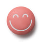 Matte Colorful 3D Emoji Fridge Magnets - pink smile