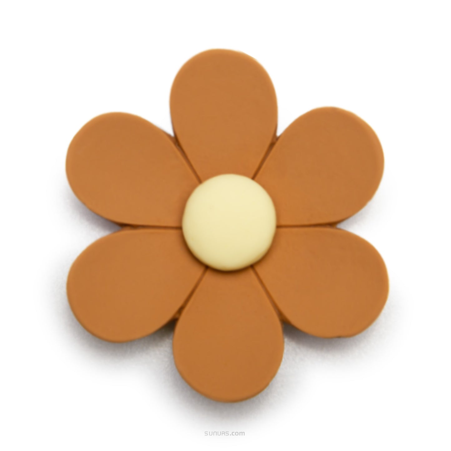 Large colorful flower - brown